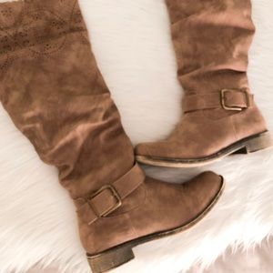 ⭐️ Just Fab Tall Boots with Detail